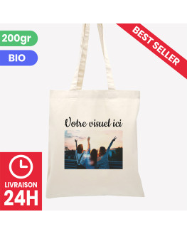 personalized organic tote bag express delivery