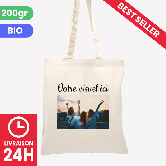 personalized organic tote bag express delivery