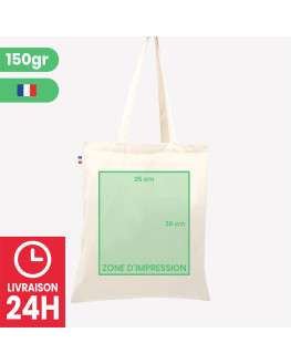 personalized french advertising bag in Paris