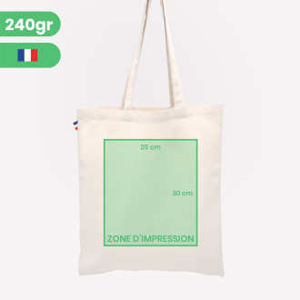 customizable french tote bag