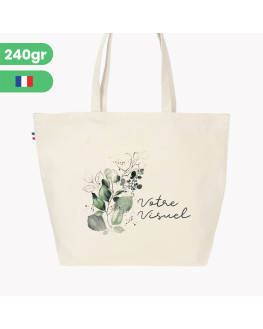 customized made in france shopping bag