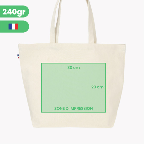 personalized made in france bag