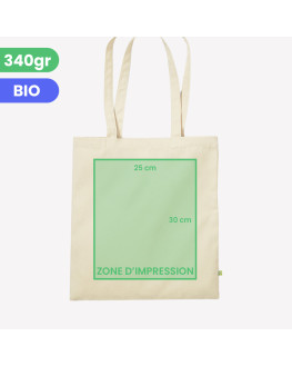 personalized organic cotton bag