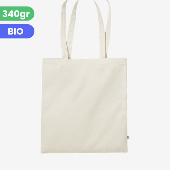 blank organic thick beach bag