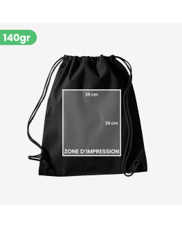 sac à dos noir personnalisable
