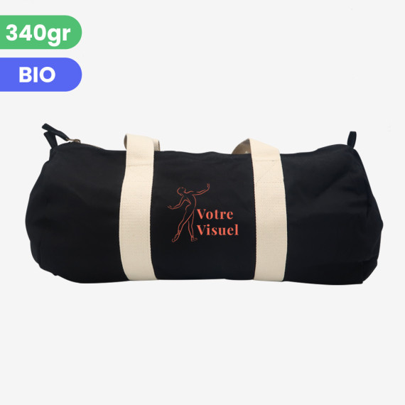 custom black sport bag