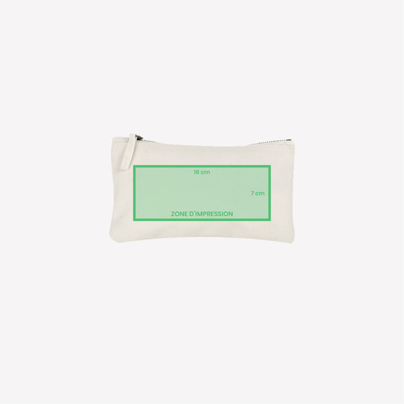 printed zip pouch