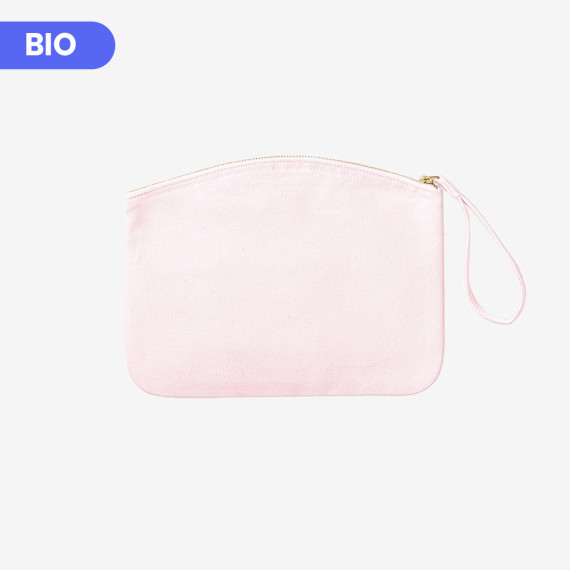 pink zipper pouch