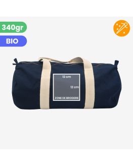 custom navy duffel bag