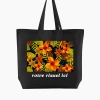 custom black shopping bag