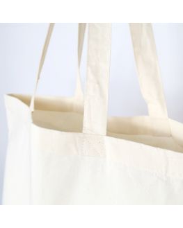 blank cotton carrier bag