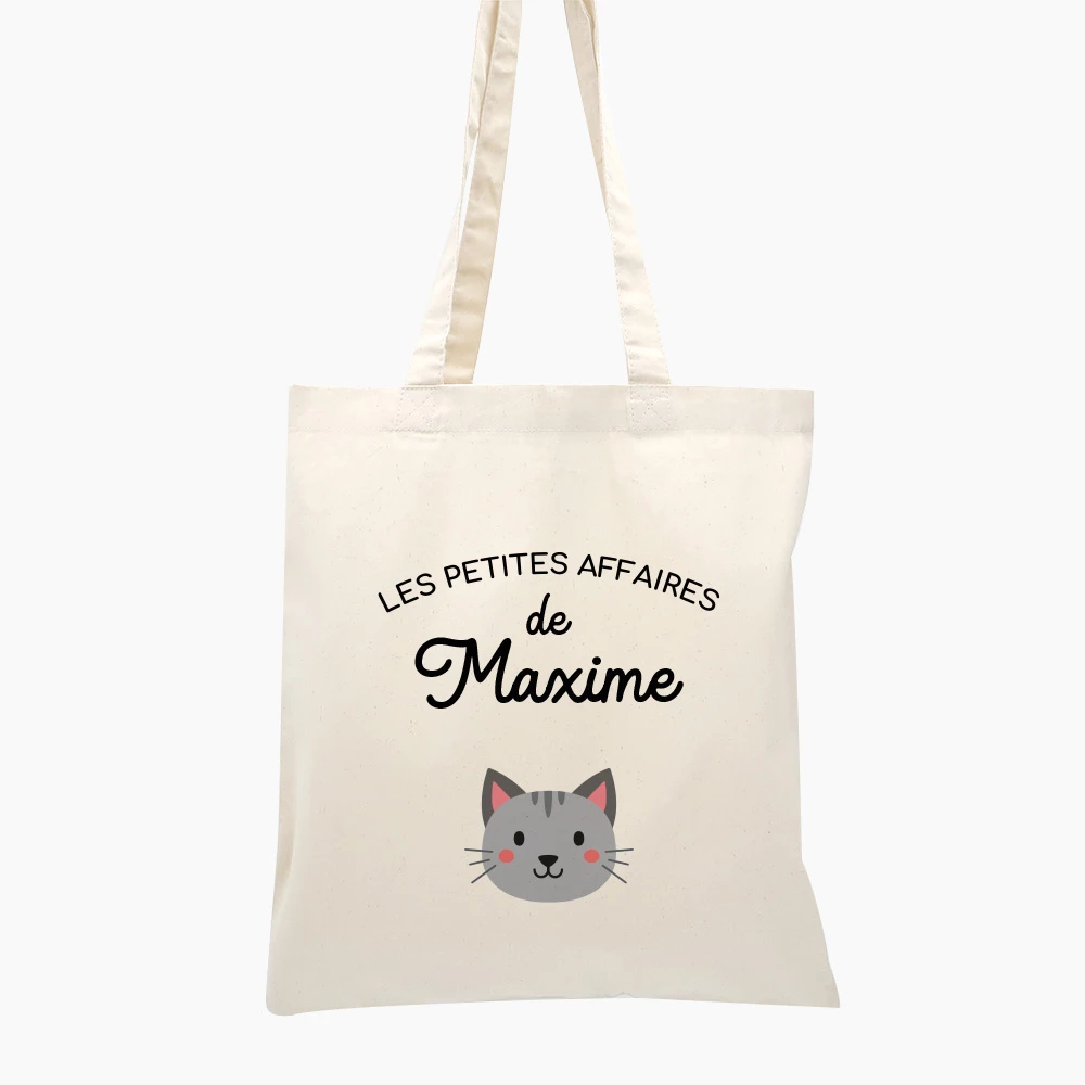 Tote Bag Enfant Personnalisable - 42x38 Cm, 10L, Coton - Idéal Rentrée Scolaire, Cadeau Naissance Ou Anniversaire