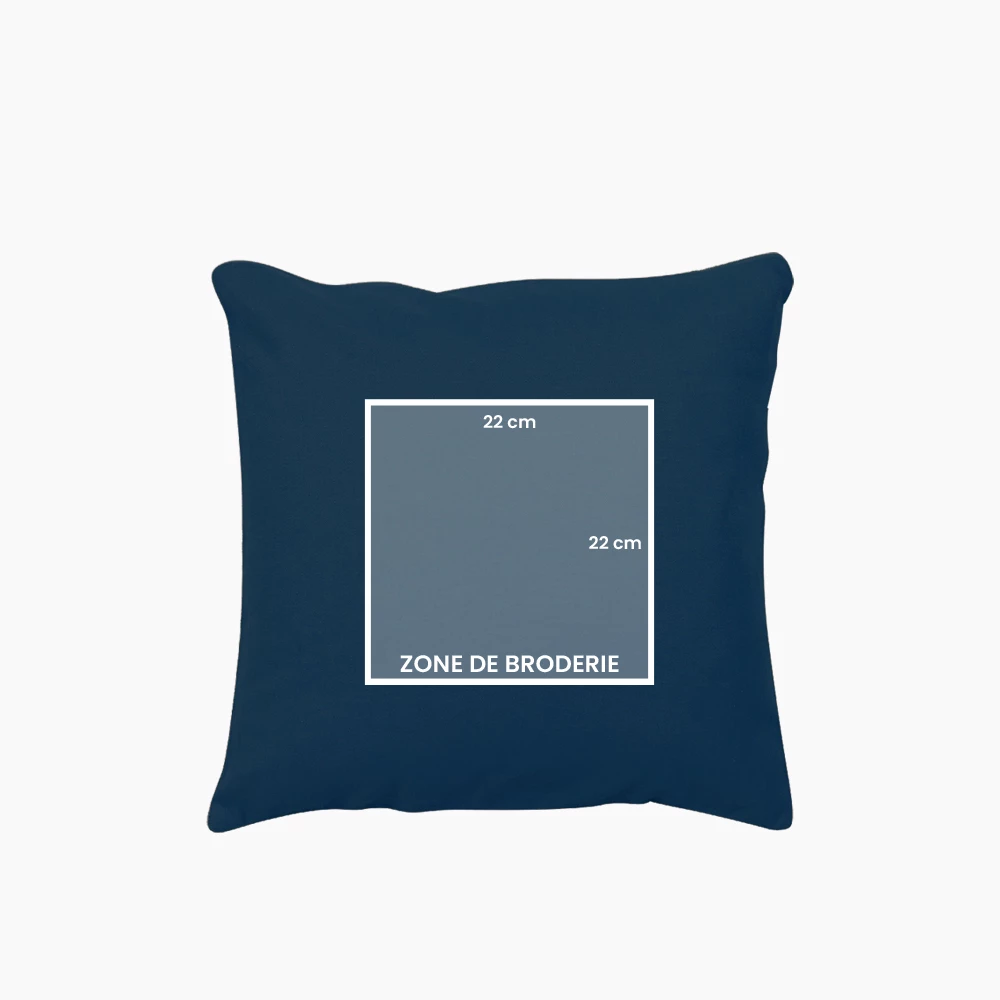Coussin Brodé Made in France | Coussin Personnalisé Brodé
