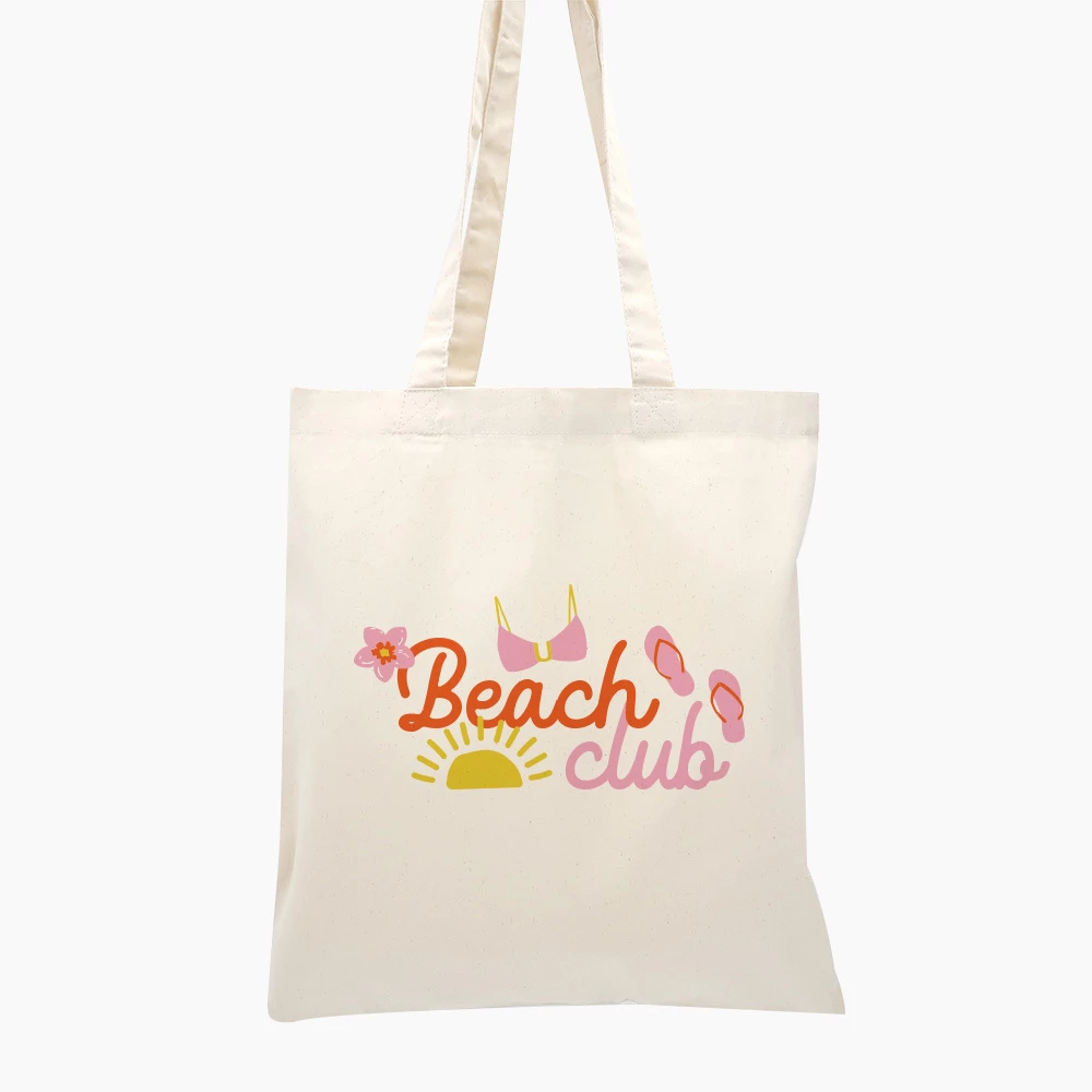 Beach Club Tote Bag | A Stylish Summer Bag for the Beach and Vacation