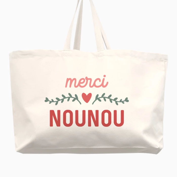 Sac Oversize Merci Nounou