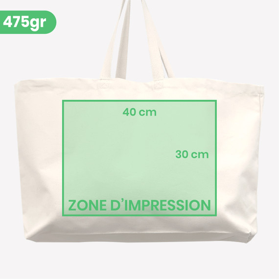 large customizable beach bag