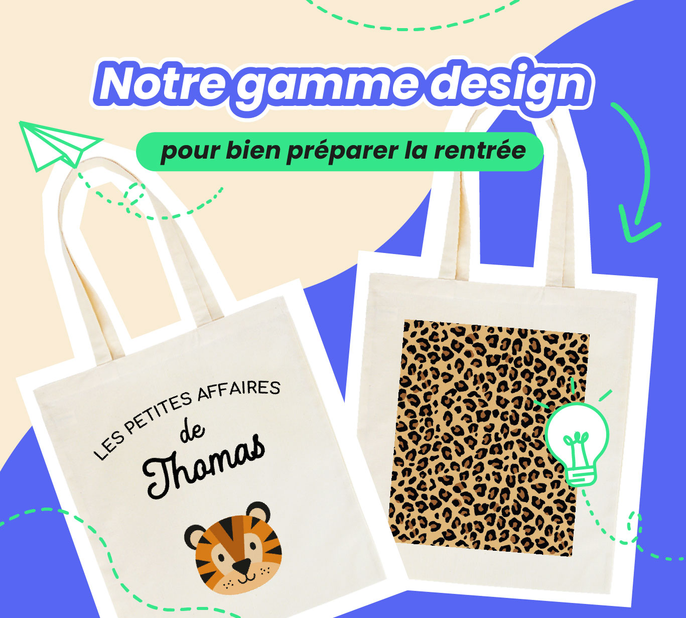 tote bags design personnalisés